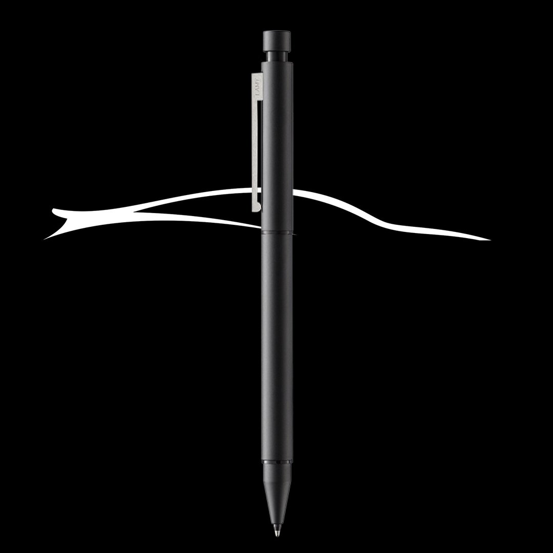 LAMY 二用多功能笔 (黑色原子笔+自动铅笔) / CP1 656 系列  -雾 - 圆珠笔/中性笔 - 铝合金 黑色