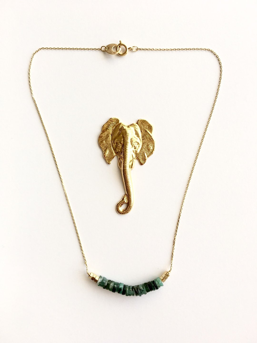 emerald necklace - 项链 - 宝石 绿色