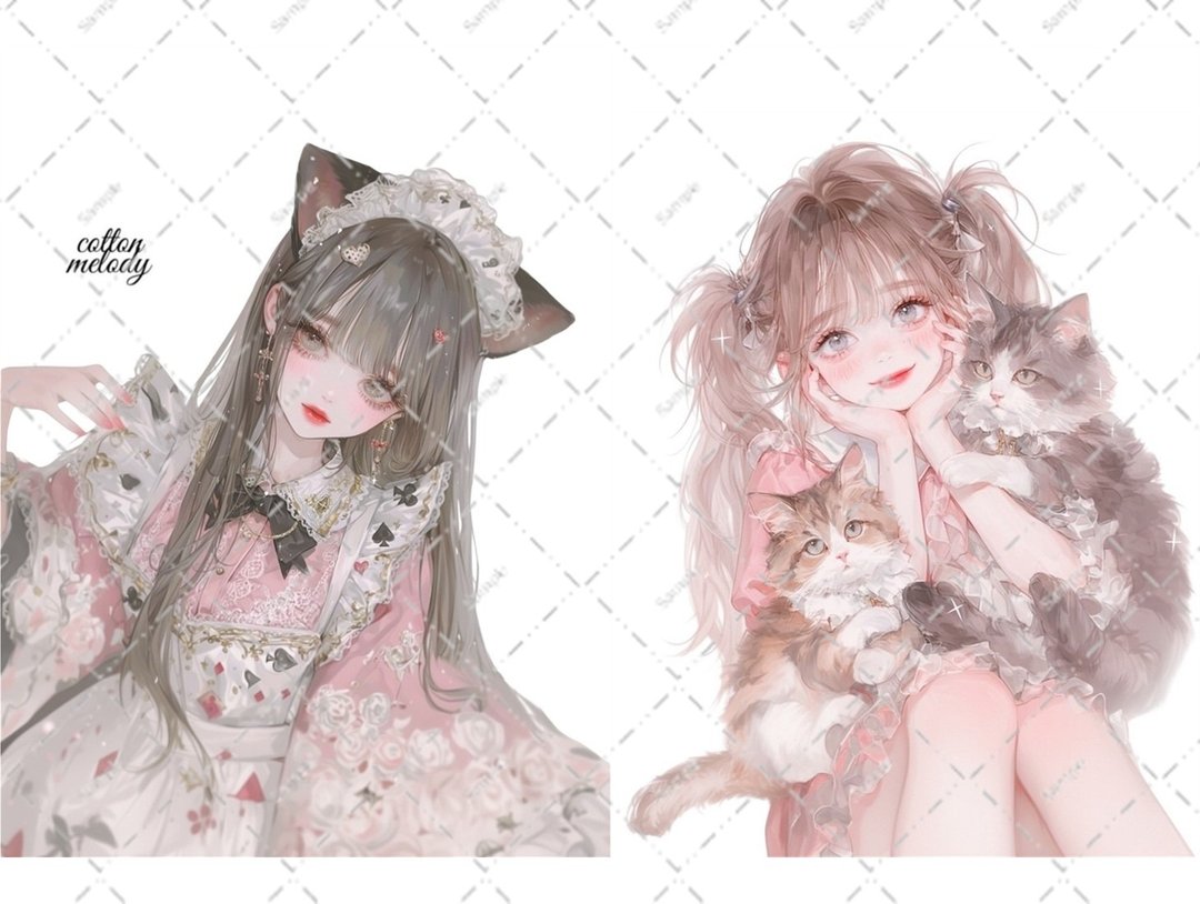 原创贴纸 no.6549 人物贴纸 原创贴纸 人物贴纸 女孩贴纸 原创人物贴纸 - 贴纸 - 纸 