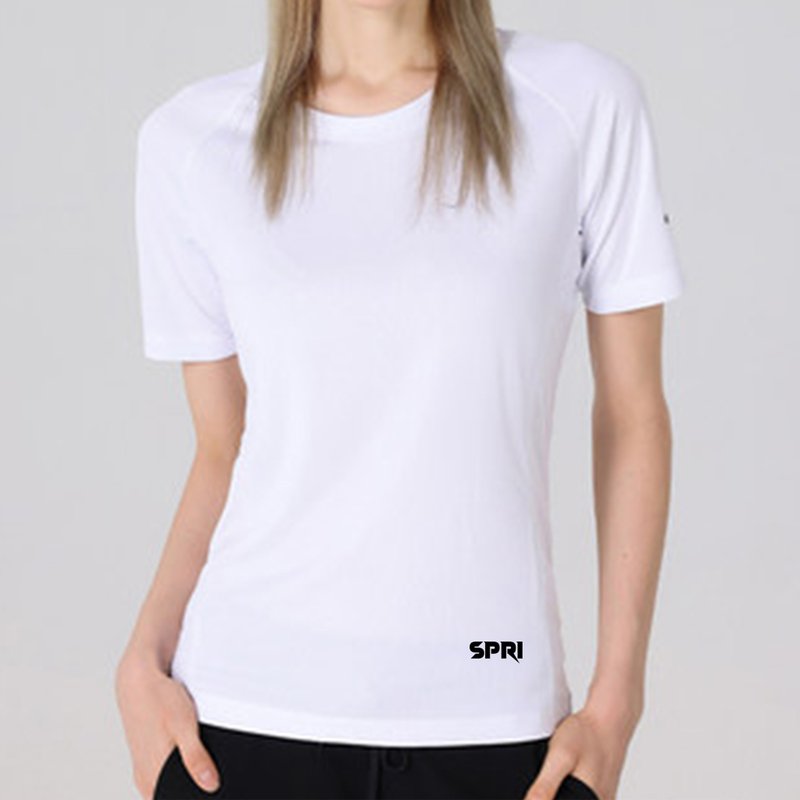 【健身系列】纯色运动女士短袖 速干透气短袖T恤轻薄凉爽 - 女装上衣 - 其他材质 