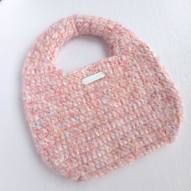 迷彩粉 蛋壳包 小号款 - 手拿包 - 棉．麻 粉红色