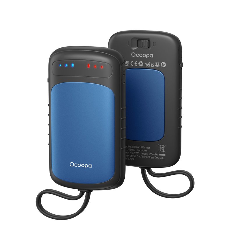 双面速热暖手宝 │ Ocoopa UT5 Douheat│前后发热暖蛋-蓝色 - 其他 - 其他金属 