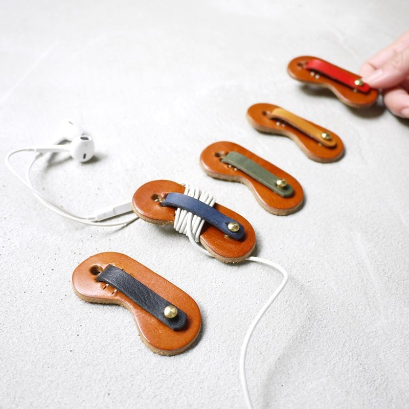 加购商品 - 消费即可加购“小弯豆手工集线扣” - 卷线器/电线收纳 - 真皮 