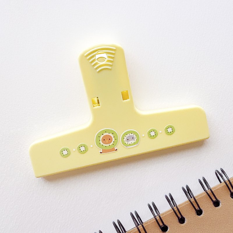 【Pinkoi 限定先行贩售】变身奇异果奇异鸟君 大型夹子 - 其他 - 塑料 黄色