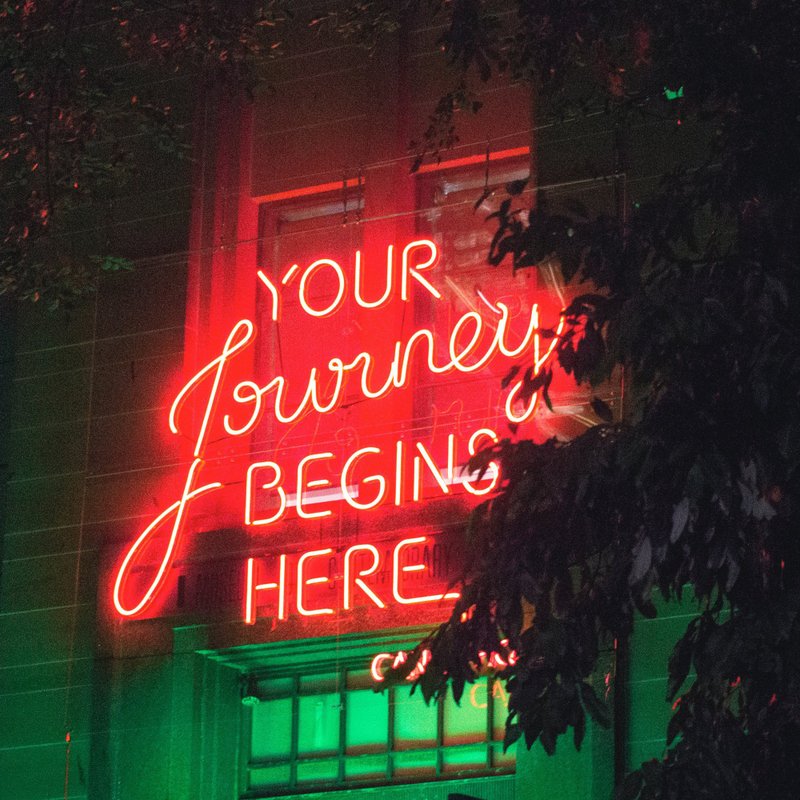 YOUR Journey BEGINS HERE霓虹灯LED发光字Neon Sign Light - 灯具/灯饰 - 压克力 透明