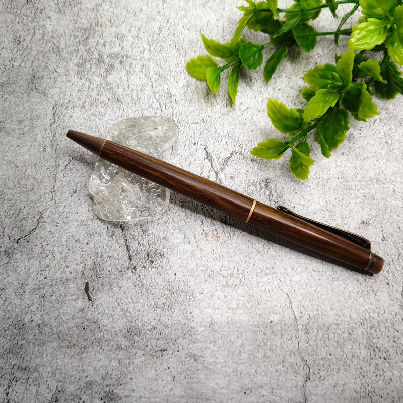 绿檀木 原木 手工笔 油性原子笔 旋转式 - 圆珠笔/中性笔 - 木头 