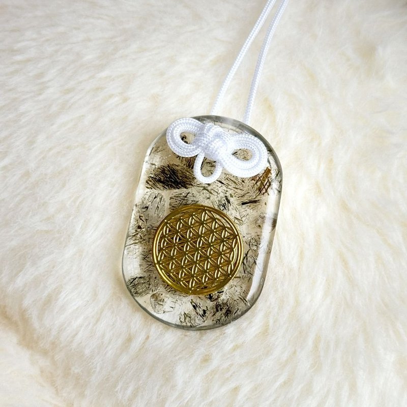 【水晶御守】绿碧玺。生命之花 - 吊饰 - 水晶 