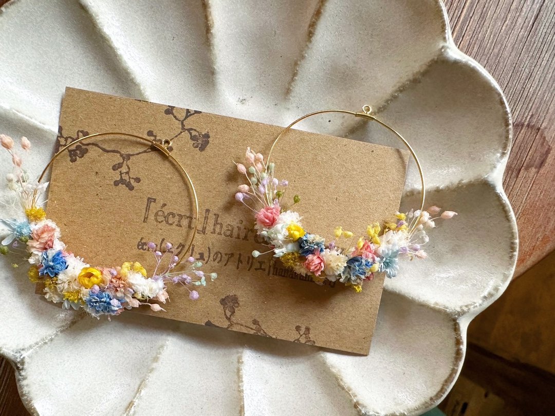 jazzyhwhite 的订制商品 - 耳环/耳夹 - 植物．花 多色