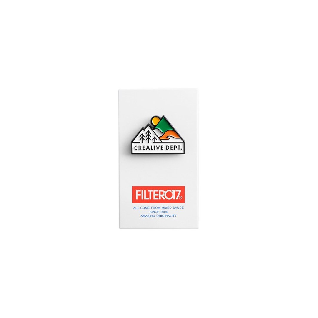 Filter017 Mountain Peak Logo Lapel Pin 山峰标志图像胸针 - 胸针 - 其他金属 