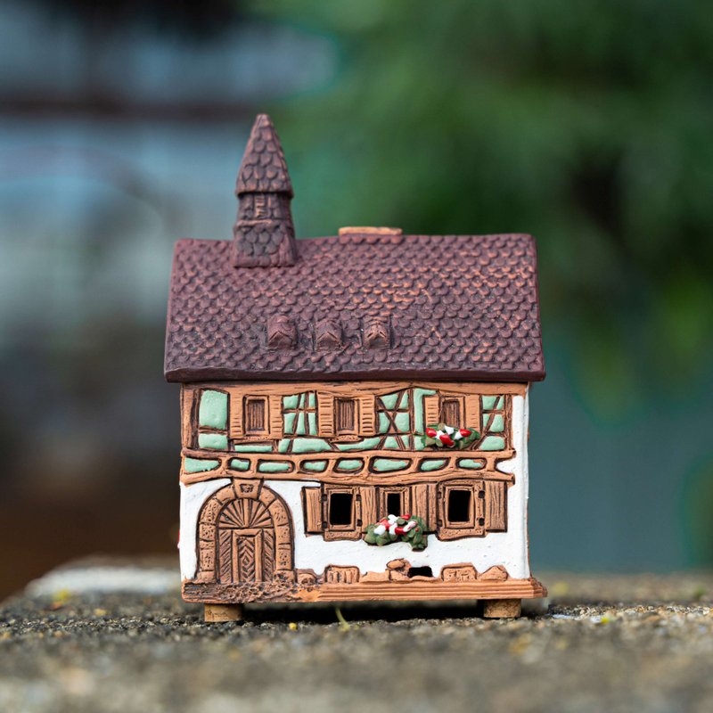 法国凯瑟斯贝格小屋 高11cm - 摆饰 - 陶 