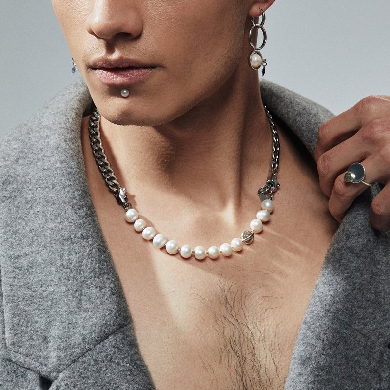 波赛顿不锈钢珍珠手链项链 两用款设计 multifunctionl jewelry - 项链 - 珍珠 