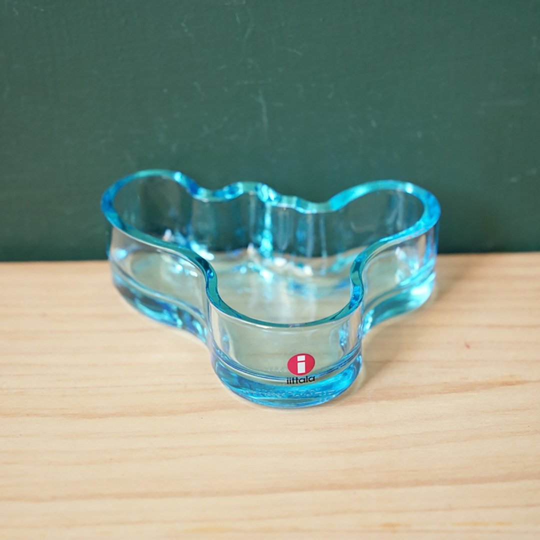【北极二手杂货】芬兰带回 Iittala 绝版品 Aalto malja 系列 - 摆饰 - 玻璃 蓝色