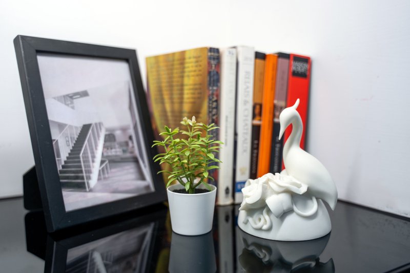 【台湾之美系列 - 鹭鸶故乡情】筌美术 白鹭鸶 造型石雕 - 摆饰 - 石头 白色