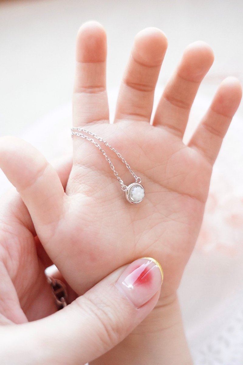 Only母乳纯银项链 - 婴儿饰品 - 纯银 银色