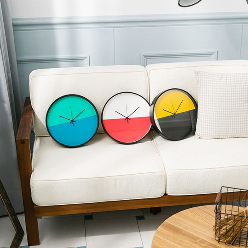 【24小时快速出货】Lovel 30cm 美式极简金属框静音时钟 - 共3款 - 时钟/闹钟 - 其他金属 多色