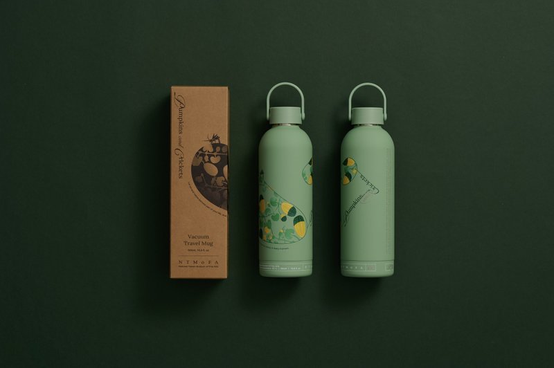 2026 好日 GOOD DAY 国美文创 南瓜与蟋蟀保温瓶 - 保温瓶/保温杯 - 不锈钢 绿色