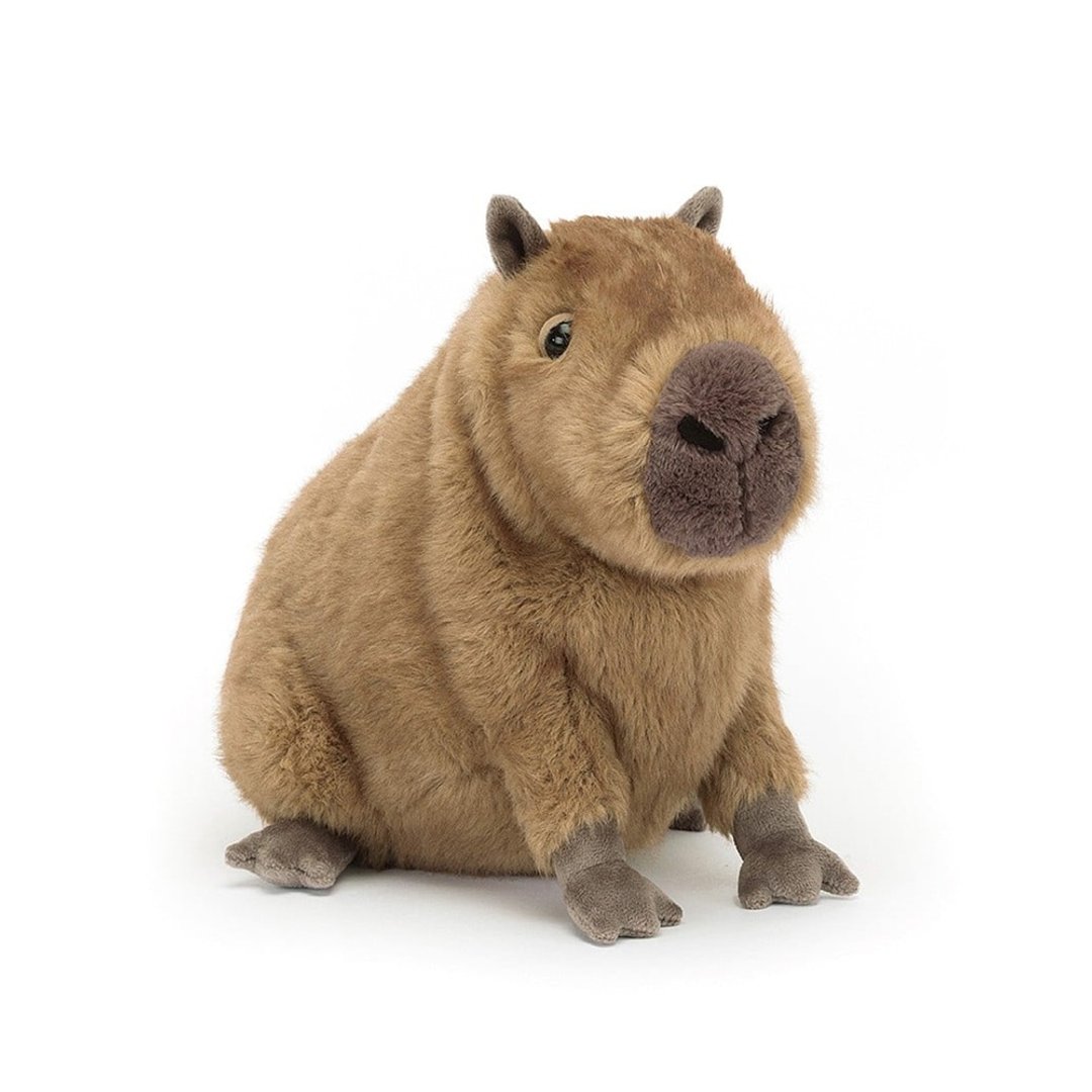 Clyde Capybara 水豚君 卡皮巴拉玩偶 - 玩偶/公仔 - 聚酯纤维 卡其色