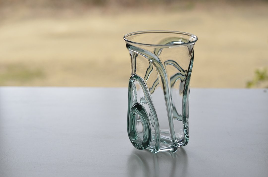 Spiral glass (blue-green) - 其他 - 玻璃 绿色