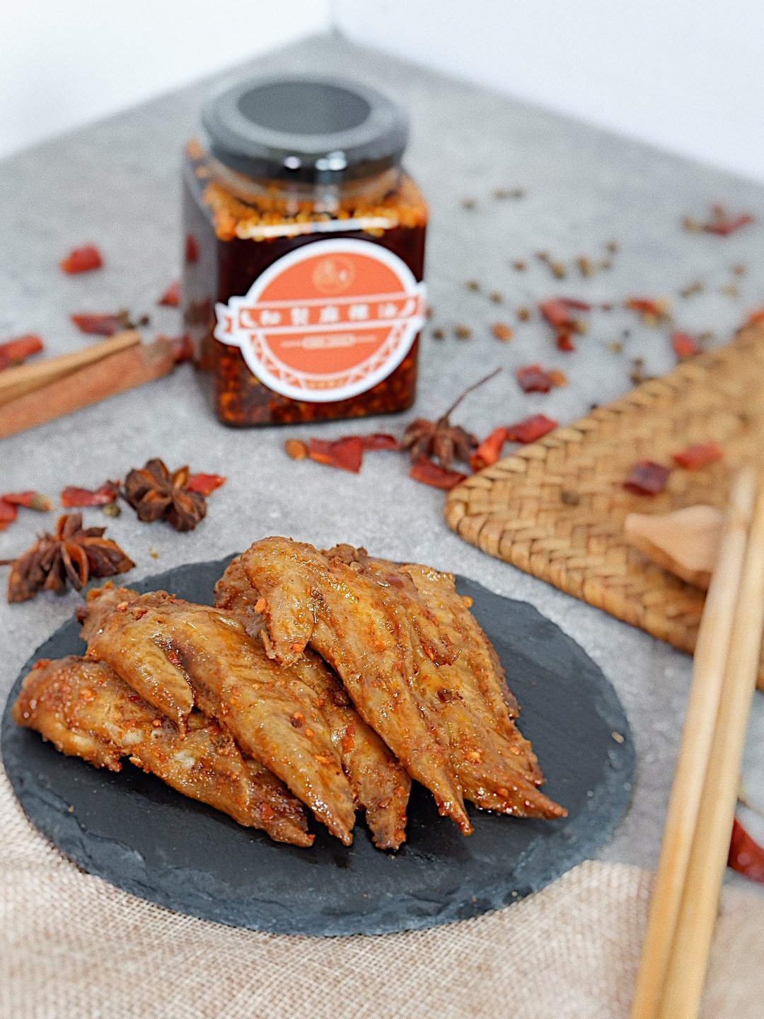 【酱心】麻辣鸡翼尖200g - 熟食小吃 - 其他材质 