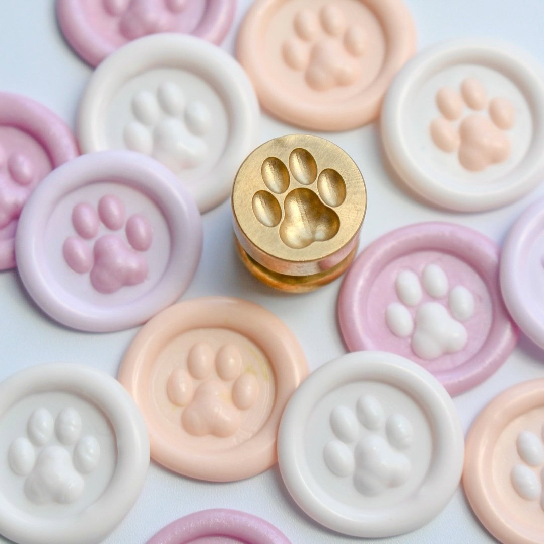 火漆印章 肉球 / Mini paw - 印章/印台 - 铜/黄铜 