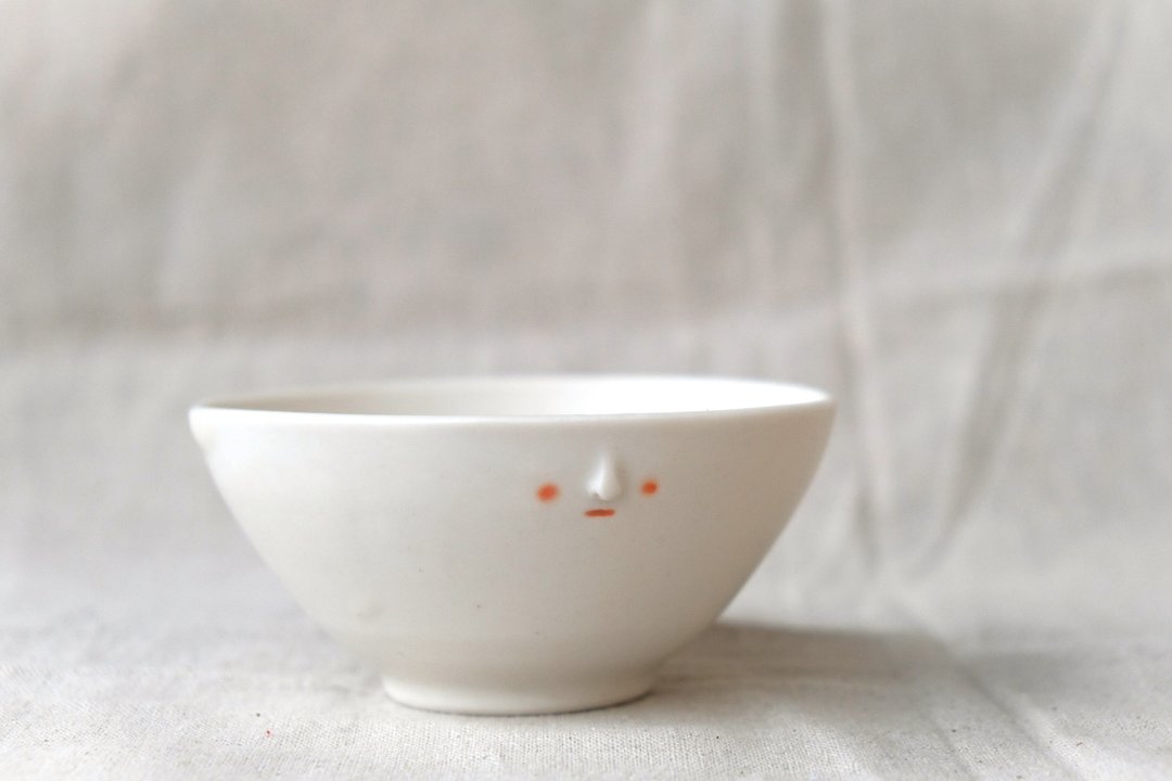苏三 YUME 066  -   陶瓷碗 食器 - 碗 - 陶 白色