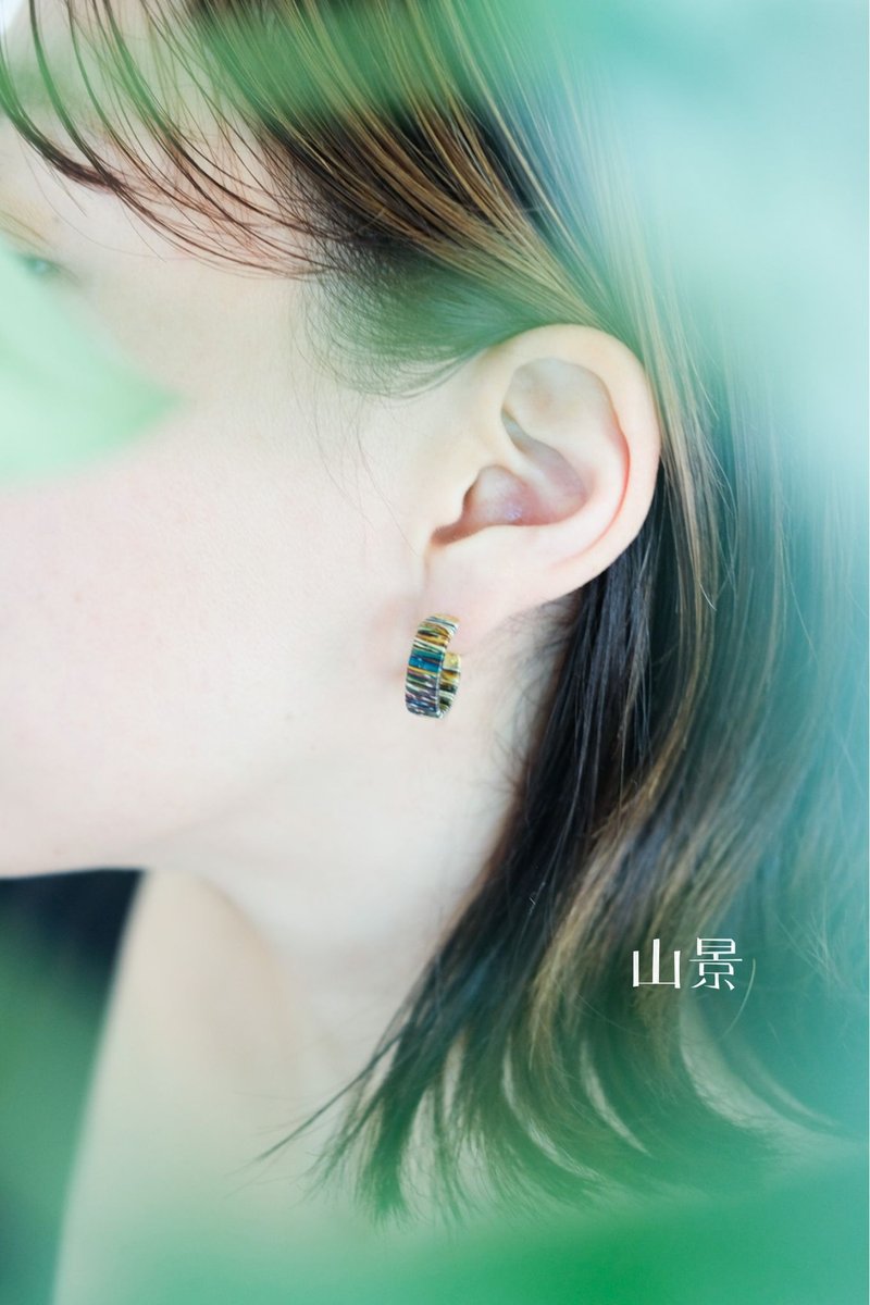 平帯耳环 ~ 日本线材 | 永续饰物 - 耳环/耳夹 - 铜/黄铜 