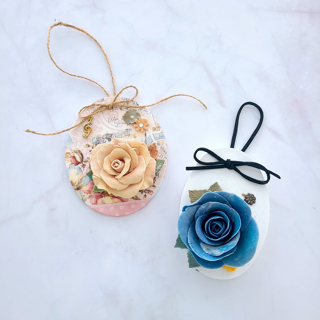 【青手作DIY】 韩风浪漫玫瑰扩香石揑花 课程-下单前请先私讯预约 - 蜡烛/香氛 - 其他材质 