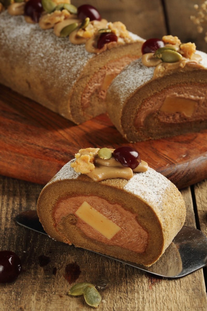 Mini私房点心-焦糖水晶咖啡蛋糕卷 - 蛋糕/甜点 - 新鲜食材 