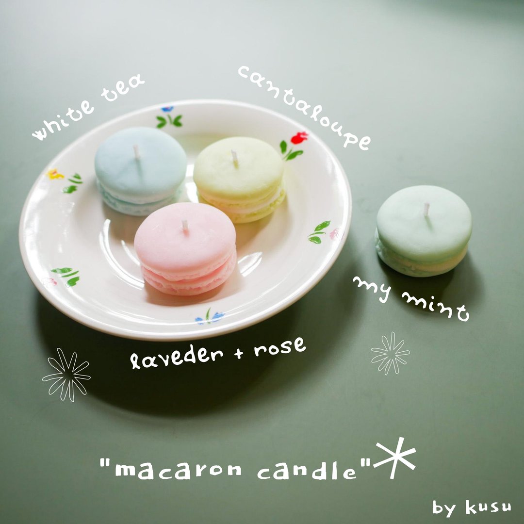 Macaron Candle - 蜡烛/烛台 - 蜡 多色