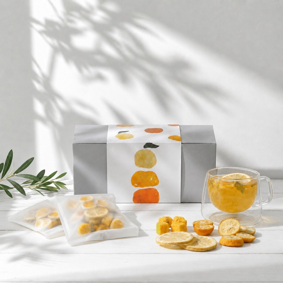 【FRUITEA 冻干鲜果茶】柠檬金桔百香果 10 入/盒・清透柑橘节奏 - 茶 - 新鲜食材 