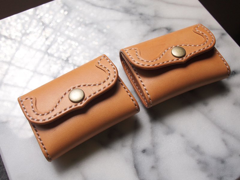 【LS Leatherworks】零钱包 - 零钱包 - 真皮 咖啡色