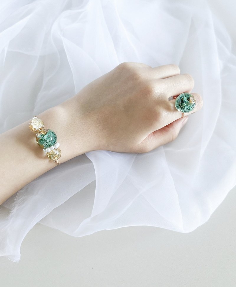 【干花饰品】绣球花戒指 - 戒指 - 植物．花 多色