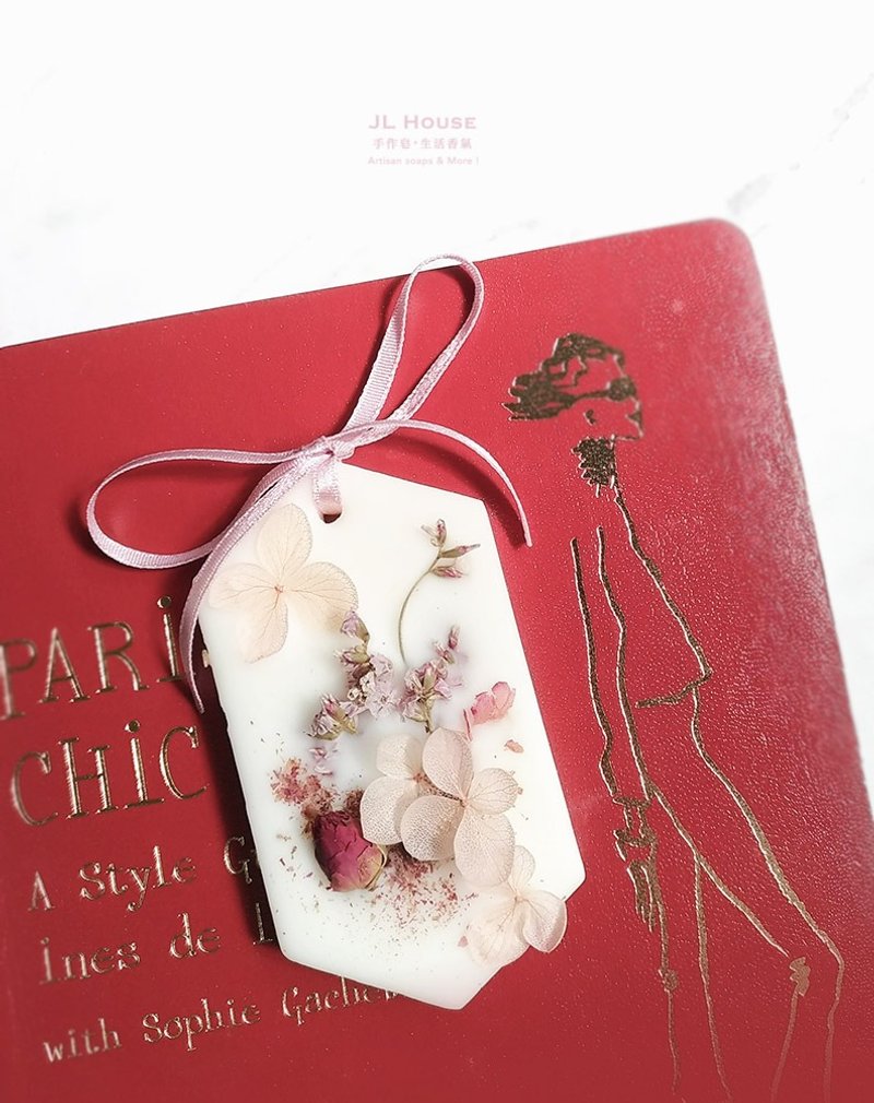 玫瑰园 凝香蜡片-六角形香芬蜡片,女性选品,浪漫风格 - 香薰/精油/线香 - 植物．花 粉红色