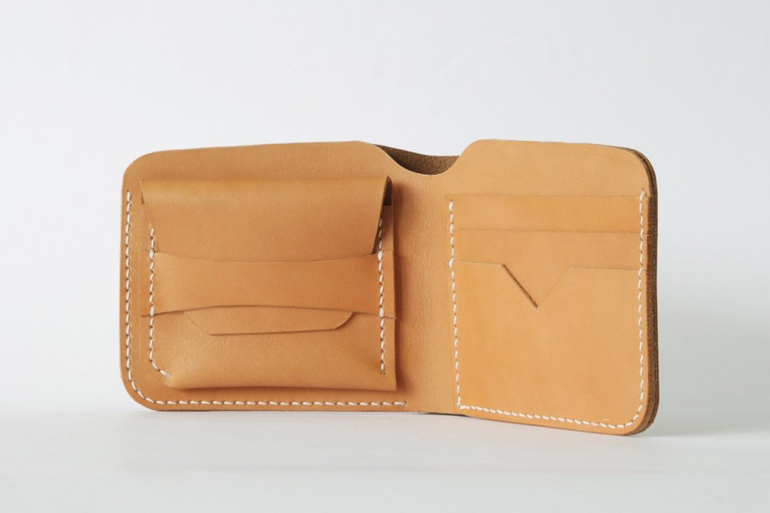 diy皮夹材料包 / 完成品 手工缝制 3卡位1零钱袋位【定制化礼物】 - 皮件 - 真皮 