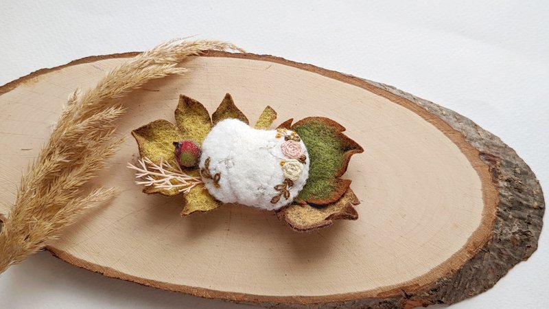 白色南瓜头带南瓜头冠宝宝万圣节派对 - 婴儿饰品 - 其他材质 