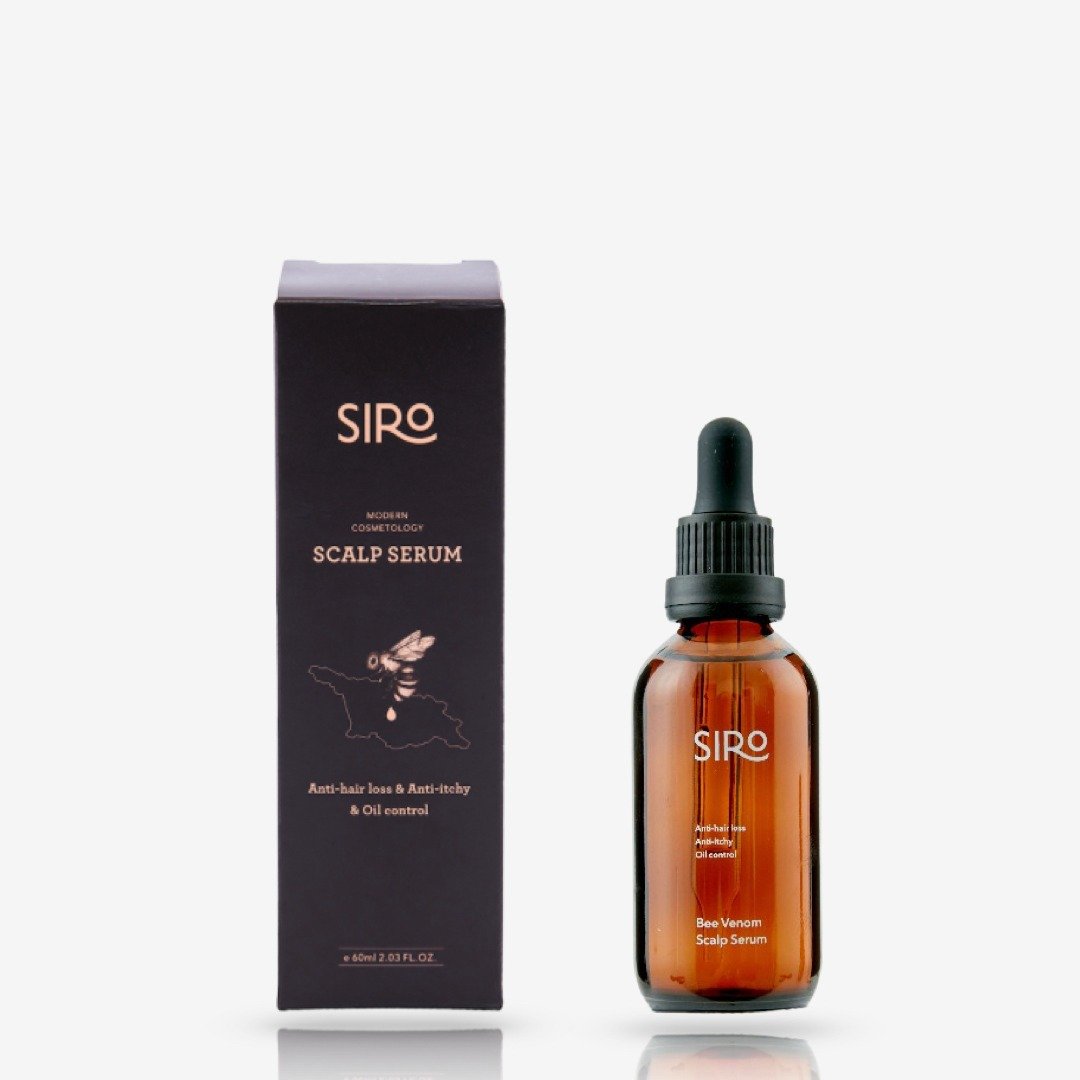 【SIRO】蜂毒养发精华液 60ml 细软发、易落发、头皮搔痒出油 - 洗发用品 - 其他材质 