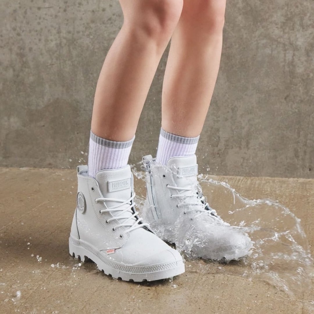 PALLADIUM COATED ZIP 金级皮革橘标拉链防水靴74069 - 雨鞋/雨靴 - 其他材质 多色