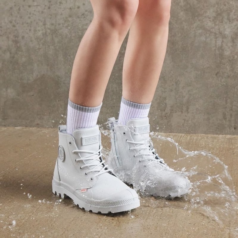 PALLADIUM COATED ZIP 金级皮革橘标拉链防水靴74069 - 雨鞋/雨靴 - 其他材质 多色