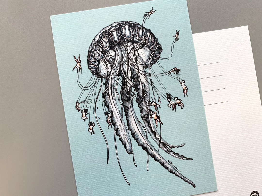 水舞传奇 - 明信片及高品质画作印刷 - 海报/装饰画/版画 - 纸 