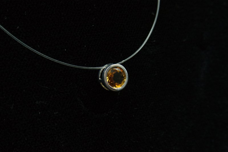 Lumière 晨曦光语 14K 黄水晶项链 附两款项链 - 项链 - 水晶 黄色