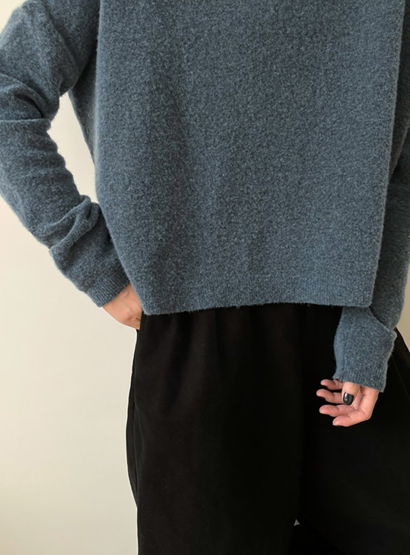 美利奴羊毛 氣球感小毛衣 I Extrafine Merino Wool Basic Jumper - 女装针织衫/毛衣 - 羊毛 