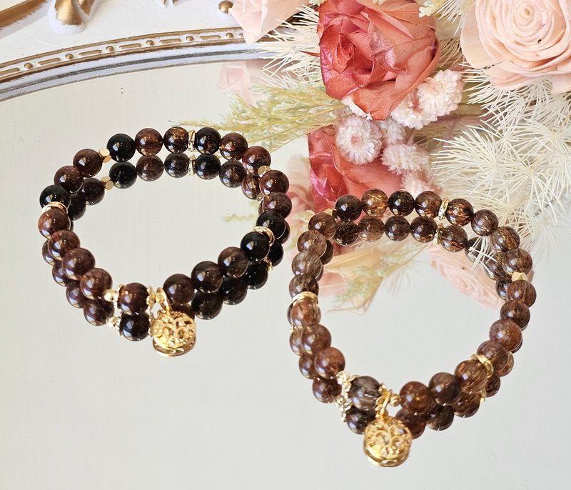 精品黑金超七设计款-各一条 /开运/好运/丰盛/招财水晶水晶手链 - 手链/手环 - 水晶 多色