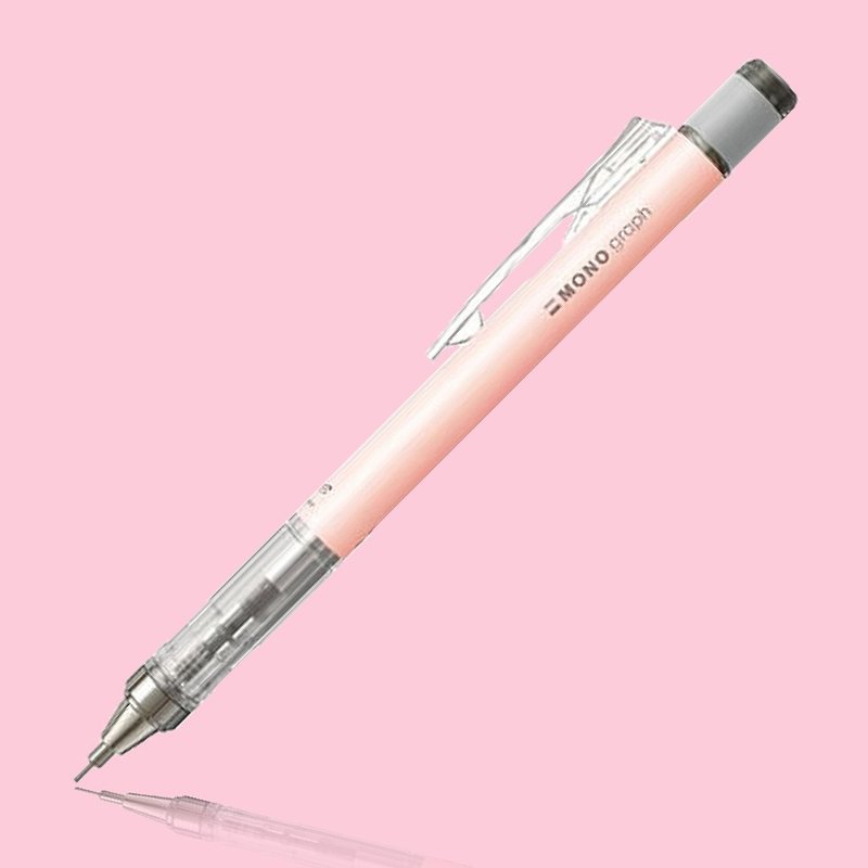 MONO 0.5mm 自动铅笔 粉色系 珊瑚粉 - 铅笔/自动铅笔 - 其他材质 粉红色