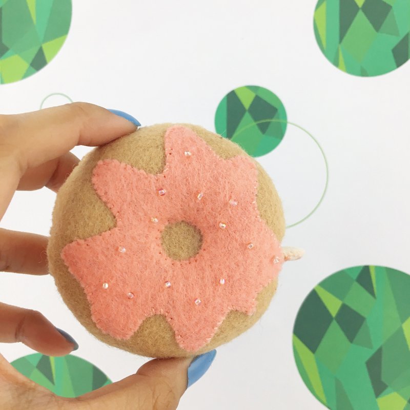 甜甜圈卷尺 皮尺 布尺 - 其他 - 压克力 粉红色