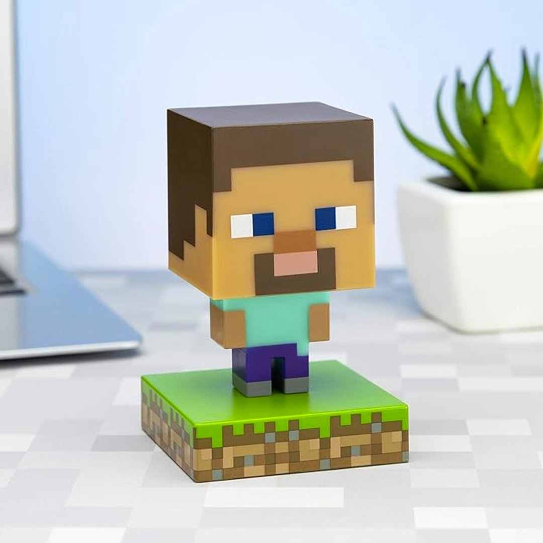 官方授权Minecraft当个创世神史提夫Figure小夜灯 - 灯具/灯饰 - 塑料 多色
