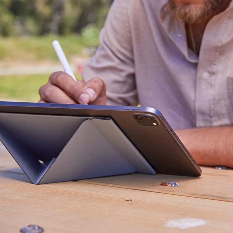 MOFT Snap Tablet Stand 多角度平板电脑支架 - 平板/电脑保护壳 - 人造皮革 灰色