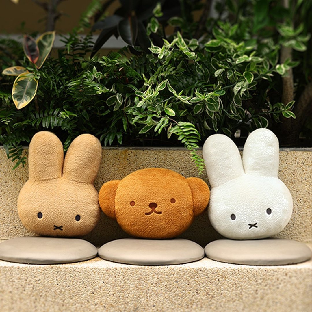 Miffy Boris 40cm咕𠱸抱枕 3 件套装 - 枕头/抱枕 - 棉 