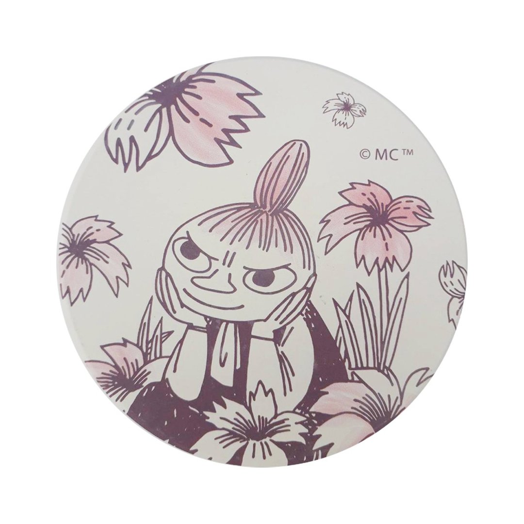 Moomin噜噜米授权-吸水杯垫-【花缀】 (圆) - 杯垫 - 陶 粉红色