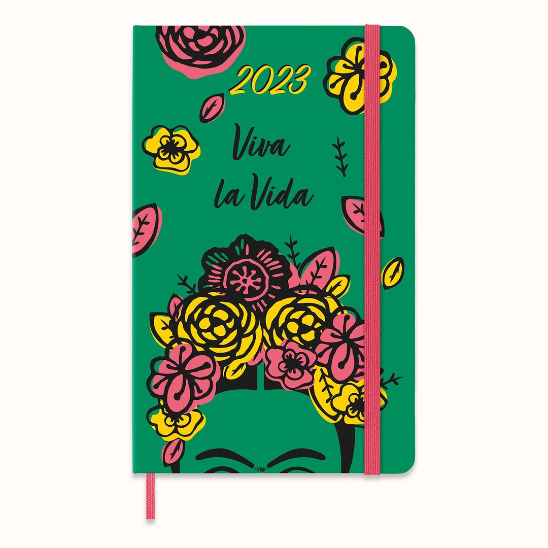 _勿上架_MOLESKINE 2023 FRIDA KAHLO 限量日记 12M L型 绿 - 笔记本/手帐 - 纸 绿色