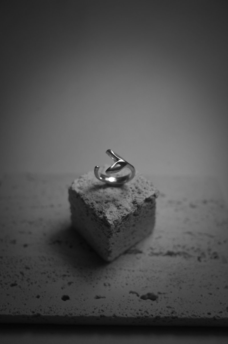 这是我爱着大海的证明 / 人鱼尾戒子 / 纯银、黄铜 - 戒指 - 贵金属 银色